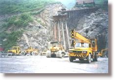 Deep-chute high-speed belt & Concrete Vacuum-chute convey system